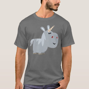 Cute Inscrutable Cartoon Unicorn T-Shirt