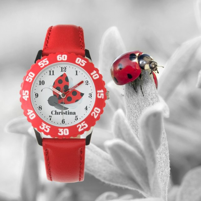 Cute insect lady bug watch (Creator Uploaded)