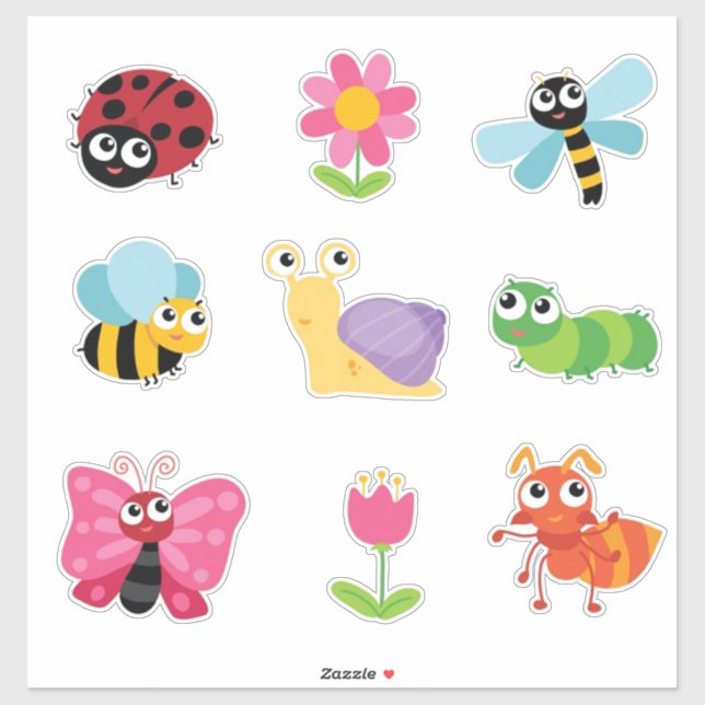 Cute Insects and Bugs (Sheet)
