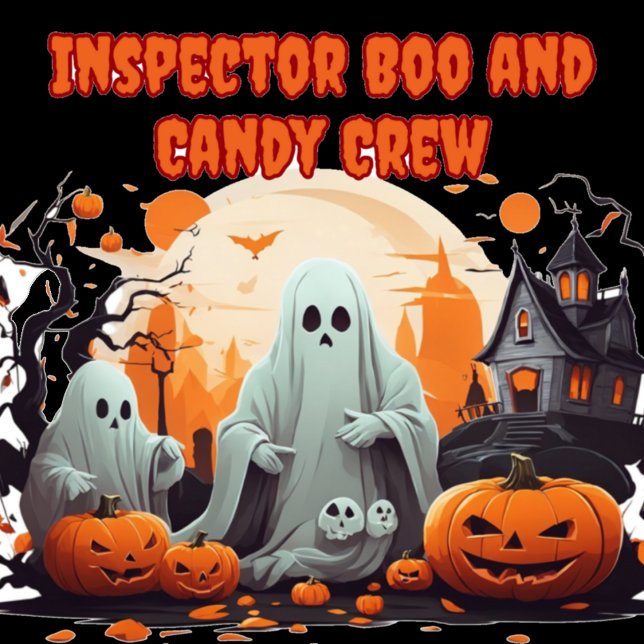  Cute Inspector Boo and Candy Crew Tote Bag (Creator Uploaded)