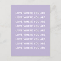 Cute Inspirational Uplifting Word Typography Lilac