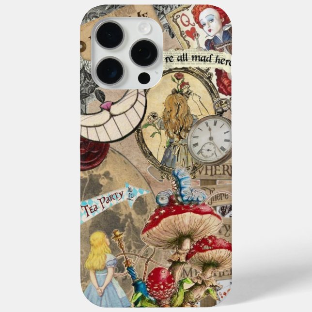 Cute Inspired By Alice In Wonderland Case-Mate iPhone Case (Back)