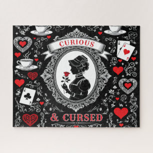 Cute Inspired By Dark Alice In Wonderland Jigsaw Puzzle
