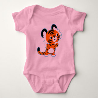 Cute Interested Cartoon Tiger Baby Clothing Bodysuit