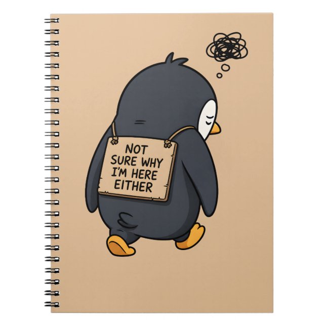 Cute Introvert Humour Notebook (Front)