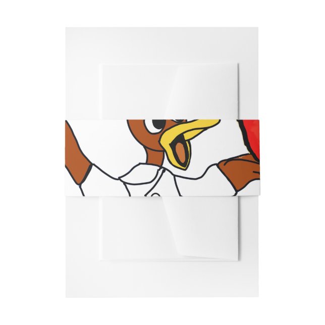 Cute Invitation Belly Band (Front Example)