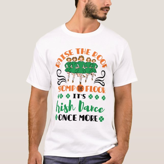 Cute Irish Dance Dancer Dancing  T-Shirt (Front)