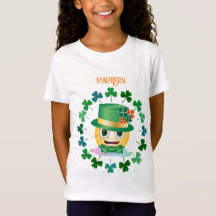 Cute Irish Emoji Personalized T-Shirt