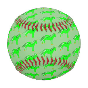 Cute Irish Green and Gold Unicorn Baseball