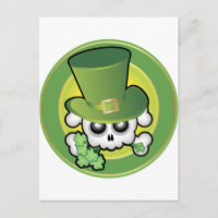 Cute Irish Skull
