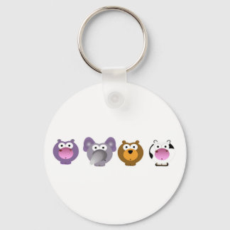 cute Irregular Critters Keychain
