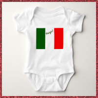 Cute Italian Flag Red Green and White