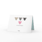 Cute Italian Greyhounds Cartoon Dog Mum Valentines