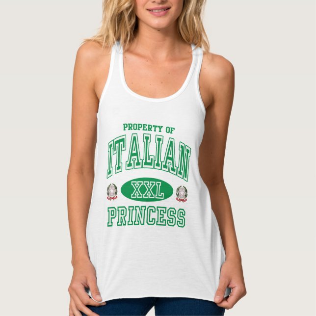 Cute Italian Princess Singlet (Front)