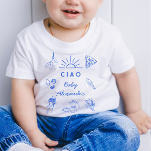 Cute Italian Themed Baby Shower Gift Ciao Baby Bodysuit