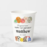 Cute It's Game Time Sports Balls Kids Birthday Paper Cups<br><div class="desc">Cute Watercolor It's Game Time Sports Balls Kids Birthday Welcome Banner</div>