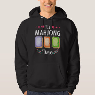 Cute It's Mahjong Time Mahjong Players Mahjong Hoodie