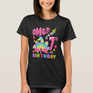 Cute It's My 7th Birthday 7 Years Old Pop It Unico T-Shirt
