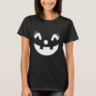 Cute Jack O' Lantern Pumpkin Face Halloween T-Shirt