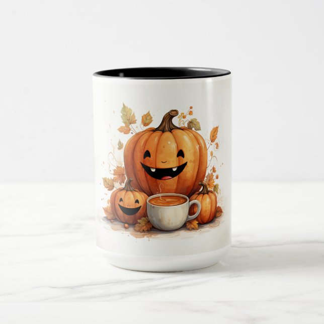 Cute Jack-O-Lanterns  Mug (Center)