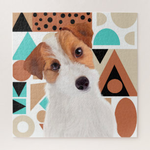 Cute Jack Russell Terrier Dog Jigsaw Puzzle