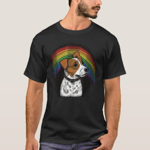 Cute Jack Russell Terrier Dog on Jack Russell Terr T-Shirt