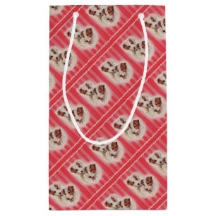 CUTE Jack Russell terriers illustration Small Gift Bag