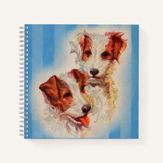 CUTE Jack Russell terriers print Notebook