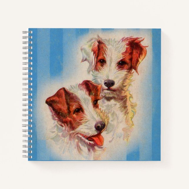 CUTE Jack Russell terriers print Notebook (Front)