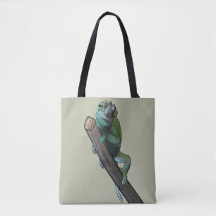 Cute Jackson’s Chameleon Tote Bag