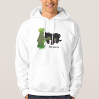 Cute jaguar black panther cat cartoon illustration
