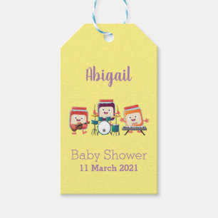 Cute jam session cartoon musician humour  gift tags