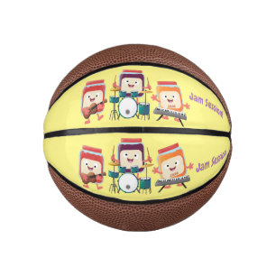 Cute jam session cartoon musician humour mini basketball