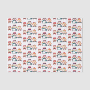 Cute jam session cartoon musician humour tissue paper