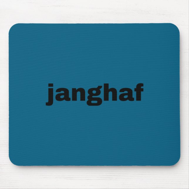 Cute Janghaf Meme Gift Long Sleeve Mouse Pad (Front)