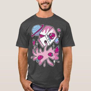 Cute Japan Graphic Milk Shake Carton Space Premium T-Shirt