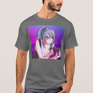 Cute Japanese Anime  Video Game And Anime Lover  T-Shirt
