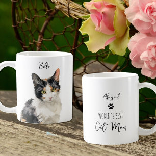 Cute Japanese Bobtail Cat Custom Best Mum / Dad Coffee Mug