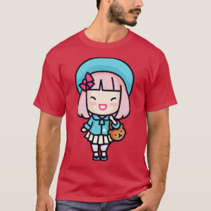 Cute Japanese Hipster Girl T-Shirt