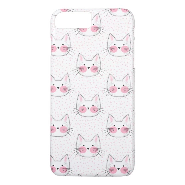 Cute Japanese Kawaii Kitty Cats Case-Mate iPhone Case (Back)