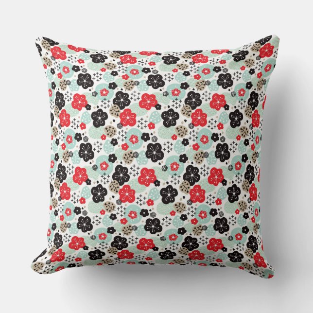 Cute Japanese patterns design Cushion (Front)