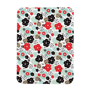 Cute Japanese patterns design Magnet