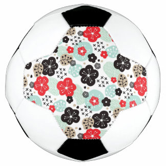 Cute Japanese patterns design Soccer Ball