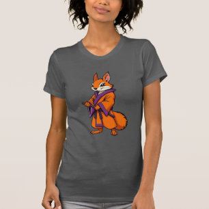 Cute Japanese Samurai Squirrel T-Shirt