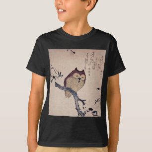 Cute Japanese Smiling Owl T-Shirt