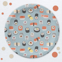 Cute Japanese Sushi Pattern