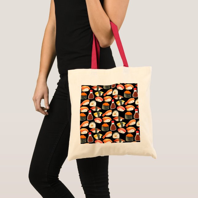 Cute Japanese Sushi Tote Bag (Front (Product))