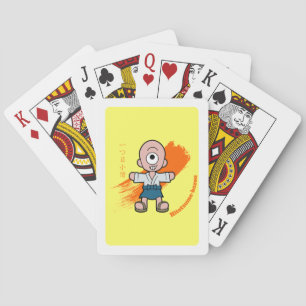 Cute Japanese Yokai Hitotsume-kozo Playing Cards