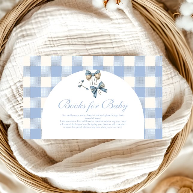 Cute Jean Baby Denim Baby Shower Books for Baby  Enclosure Card (Creator Uploaded)
