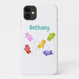 Cute jelly babies candy sweets cartoon Case-Mate iPhone case